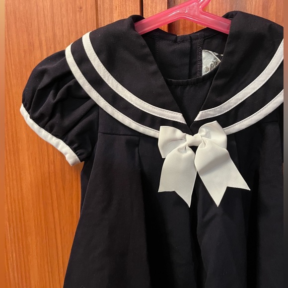 Rare Editions 24 months 2-piece navy sailor dress - Picture 4 of 11